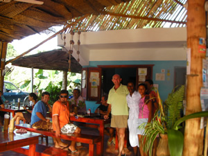 nadando en el Rio